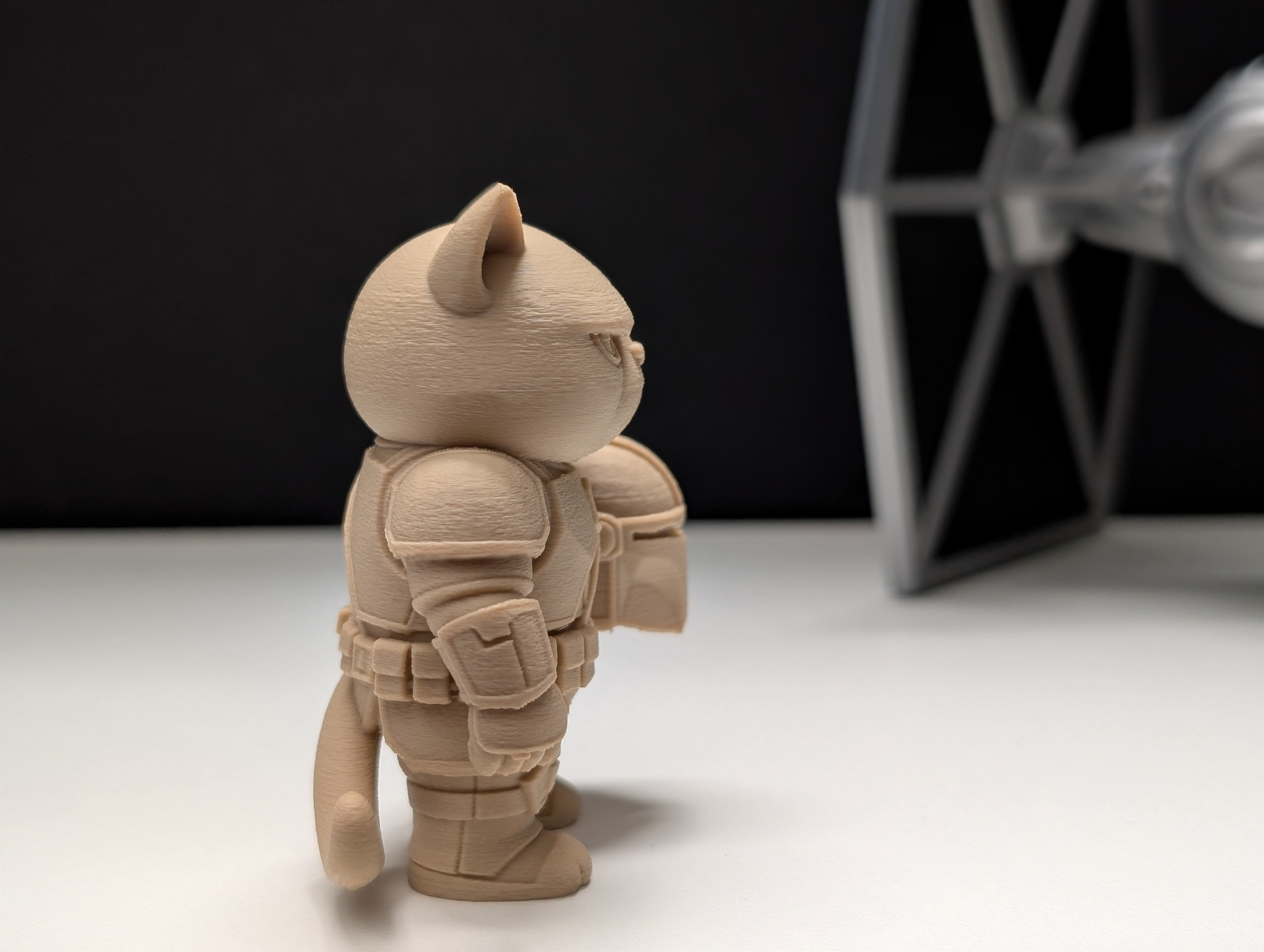 Miniatura 4 do modelo 3D Grumpy Cat Mandalorian