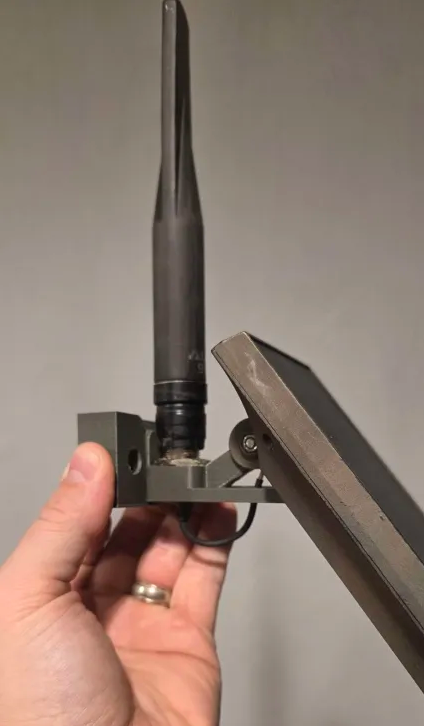 (UPDATED!) Minimalist N-Type Harbor Breeze Meshtastic Off-Grid Solar Node Bracket with Holster
