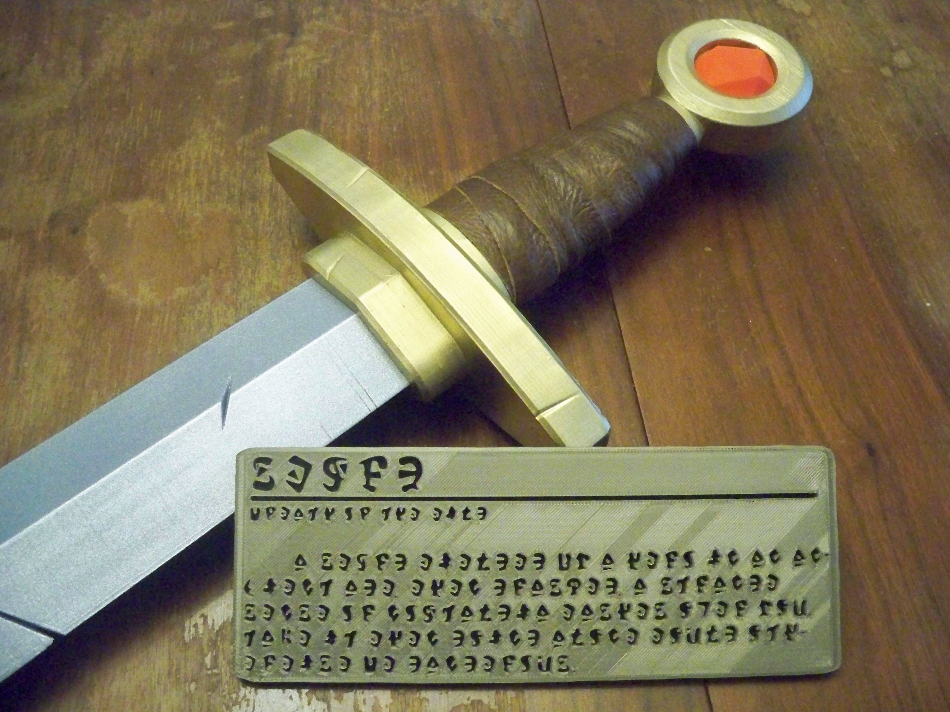 Sword from Breath of the Wild-Easier, no-glue assembly