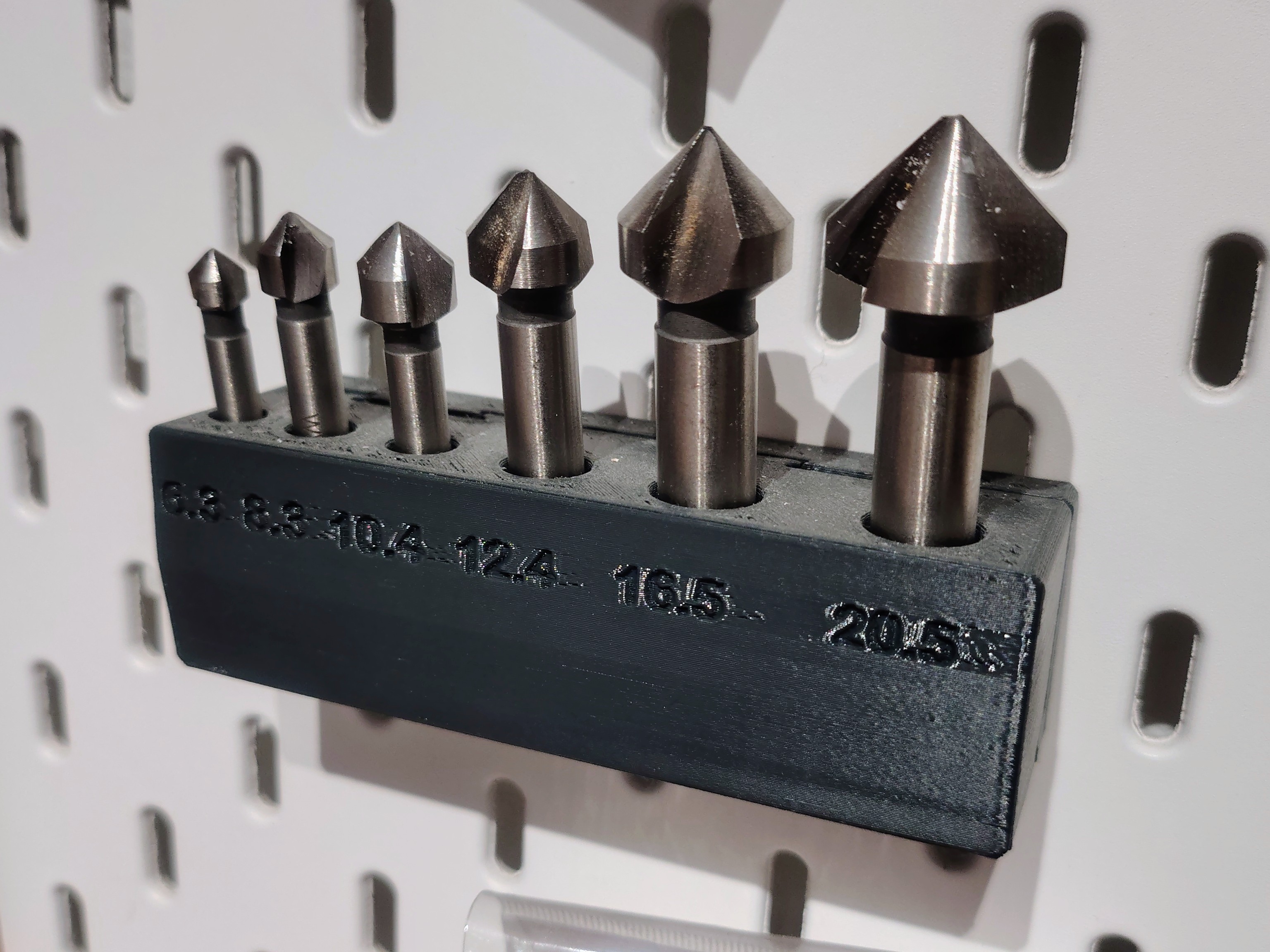 Ikea Skadis - Countersink bit holder