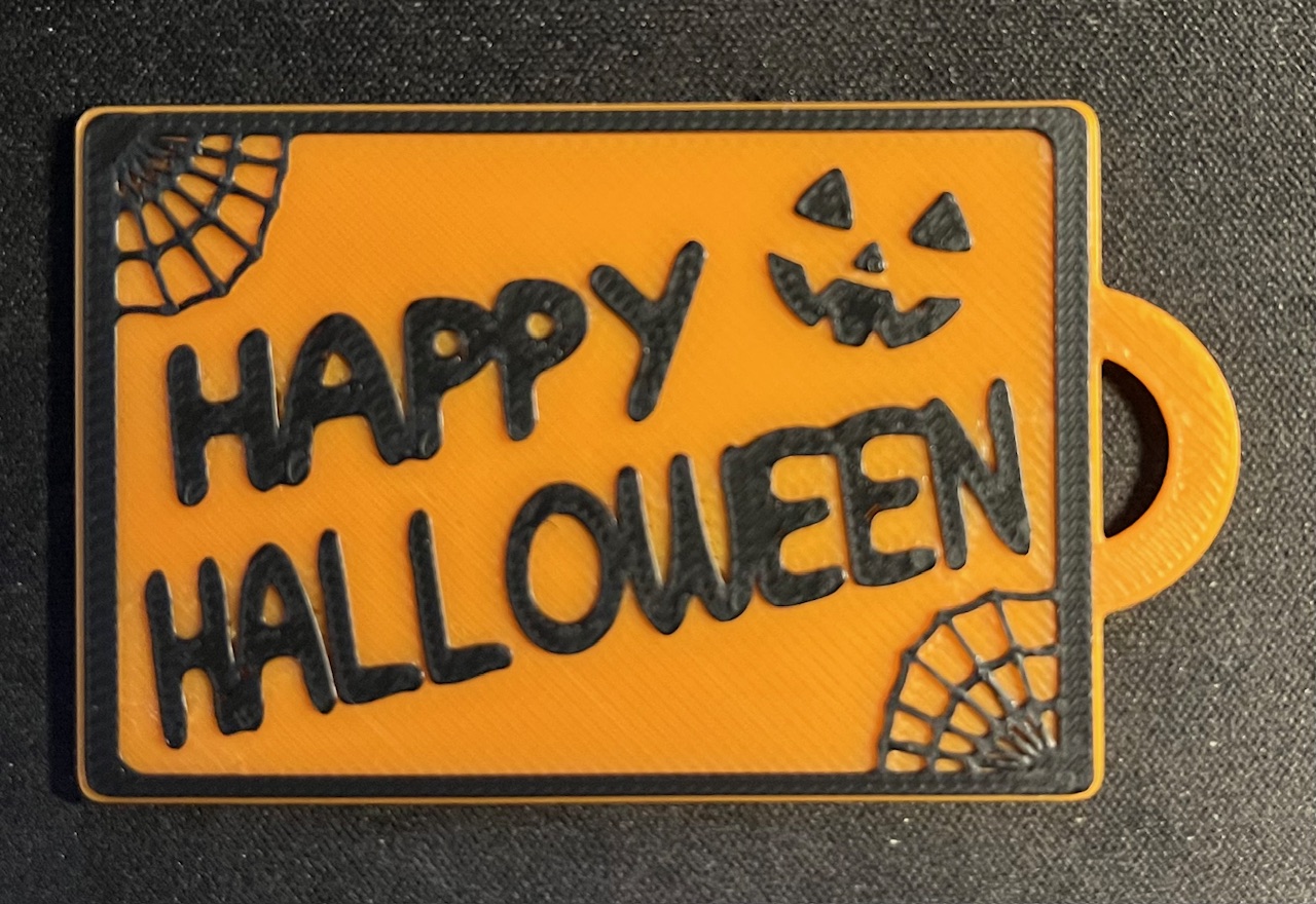 Happy Halloween Keychain