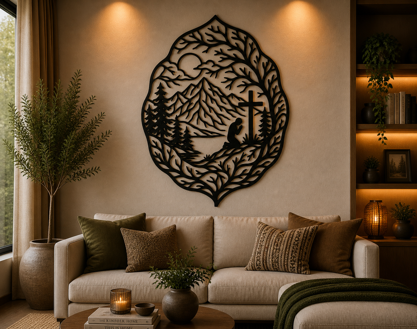 Faith Mountain Prayer 2D Wall Art