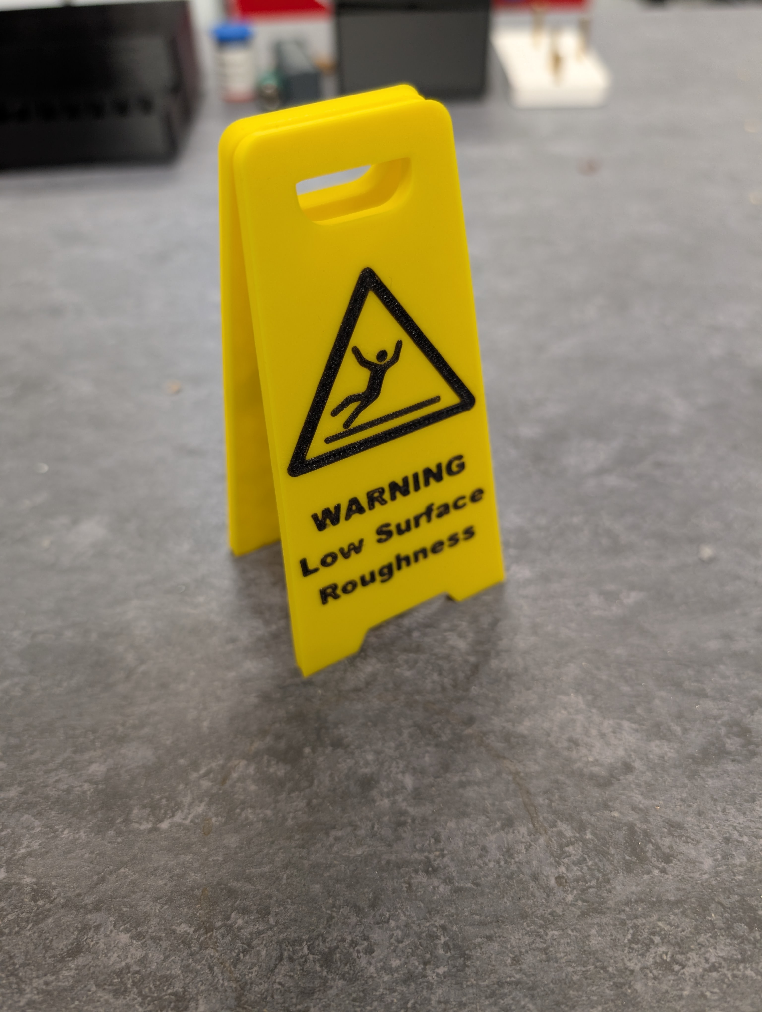 Do Not Touch Caution Sign - Print in Place