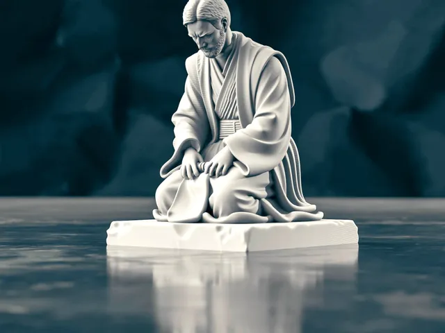 Obi-Wan Kenobi Contemplation Statue