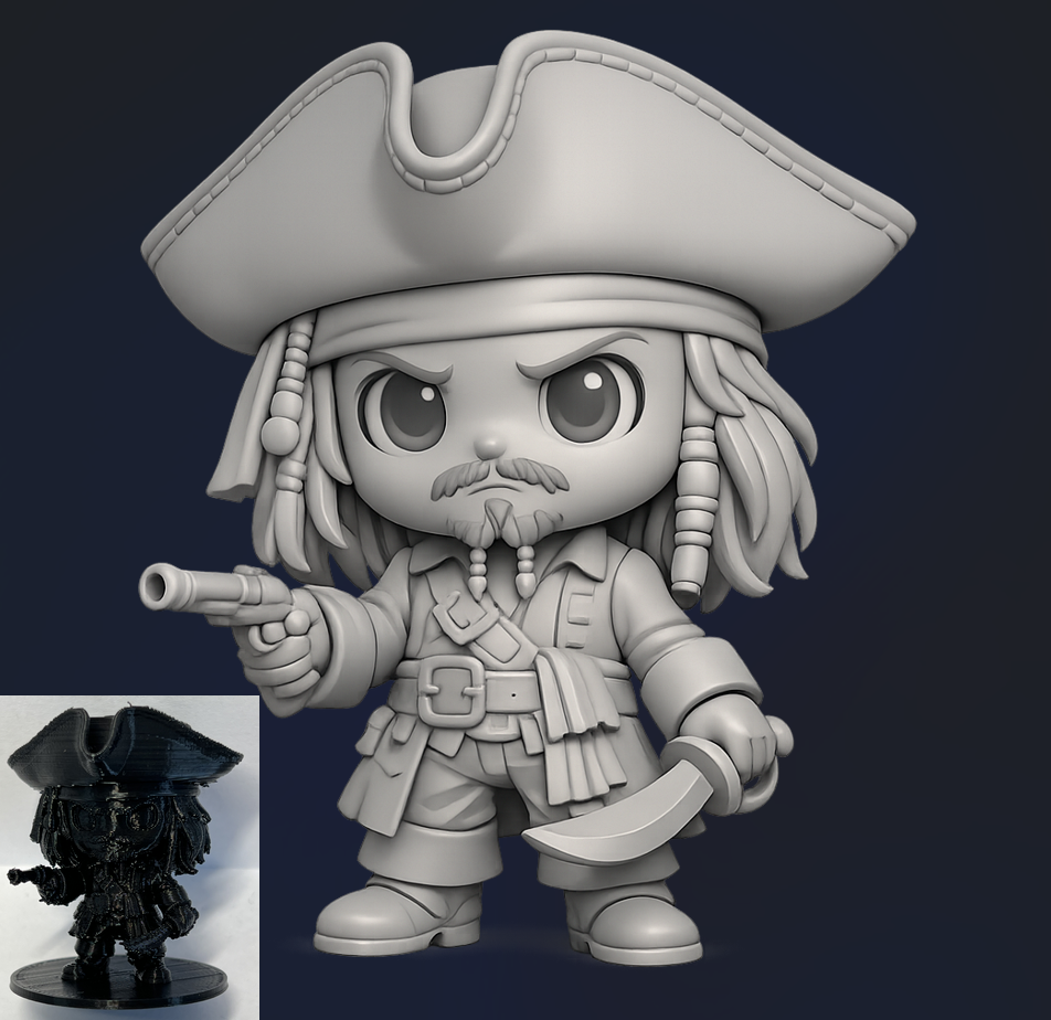 Chibi Jack Sparrow