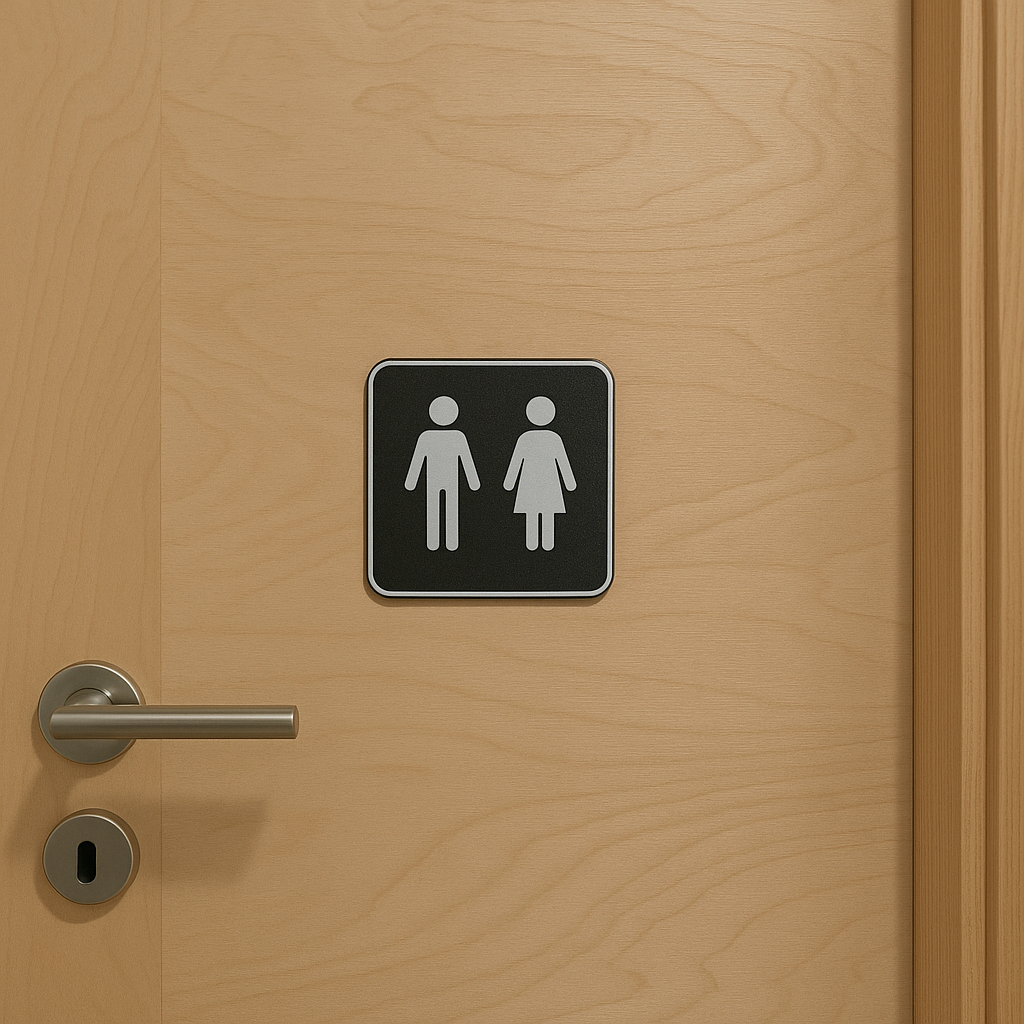 Restroom Sign – Clear Direction in a Modern Design