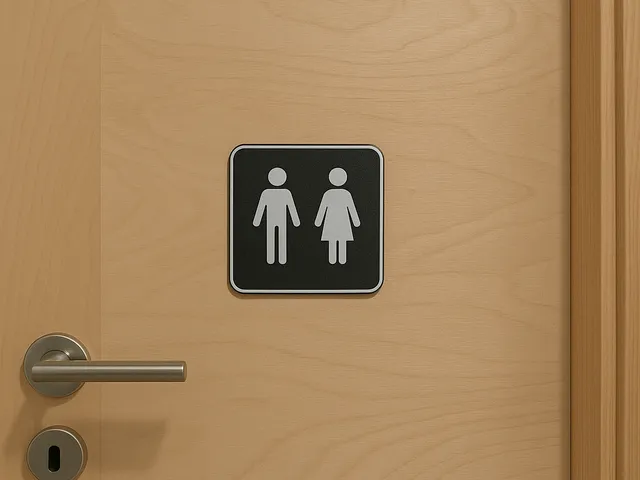 Restroom Sign – Clear Direction in a Modern Design
