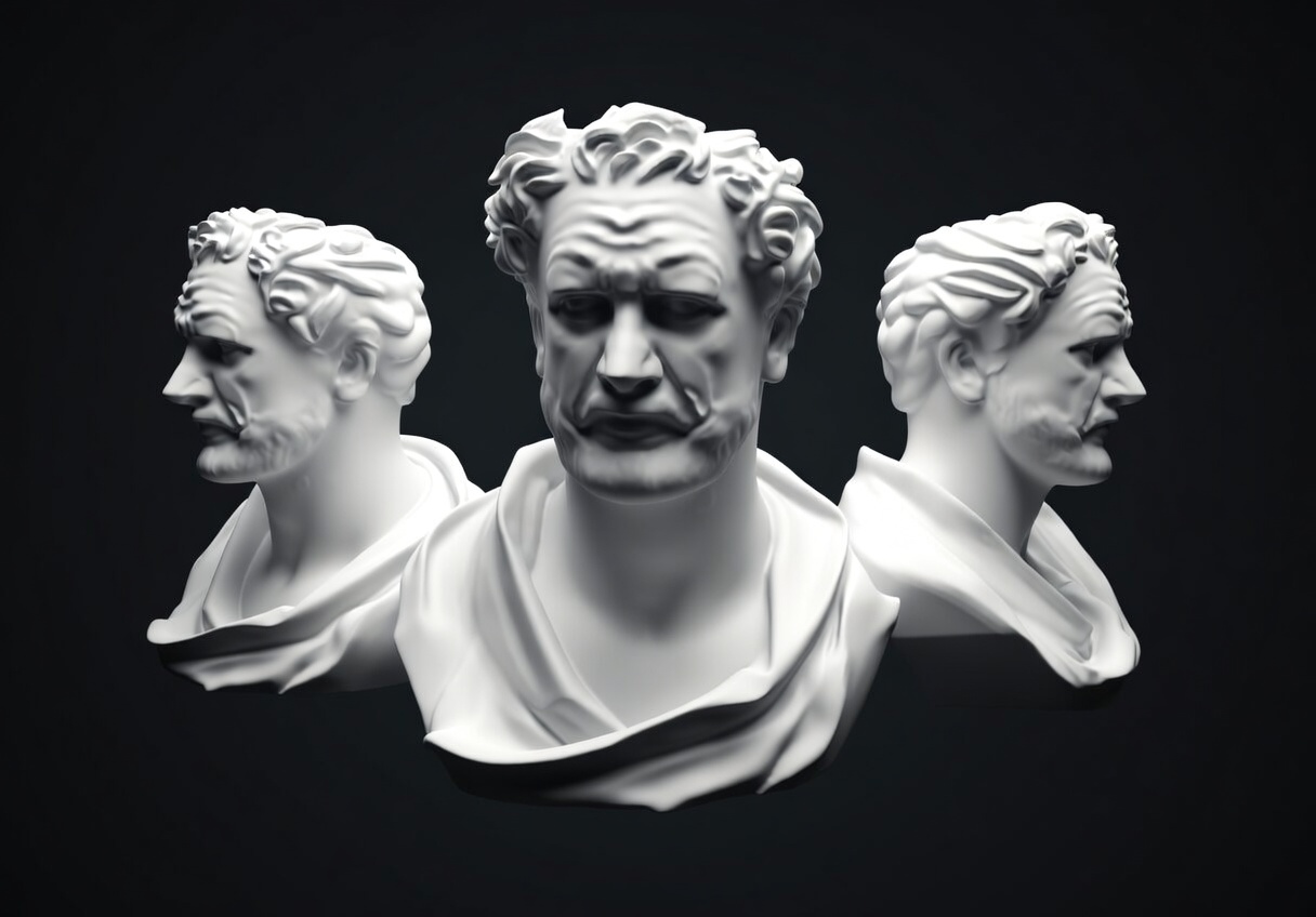 Democritus 3D model by Alexander Logach