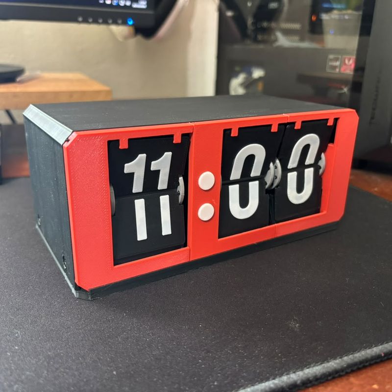 Split-Flap Clock by santiagoMon | Download free STL model | Printables.com