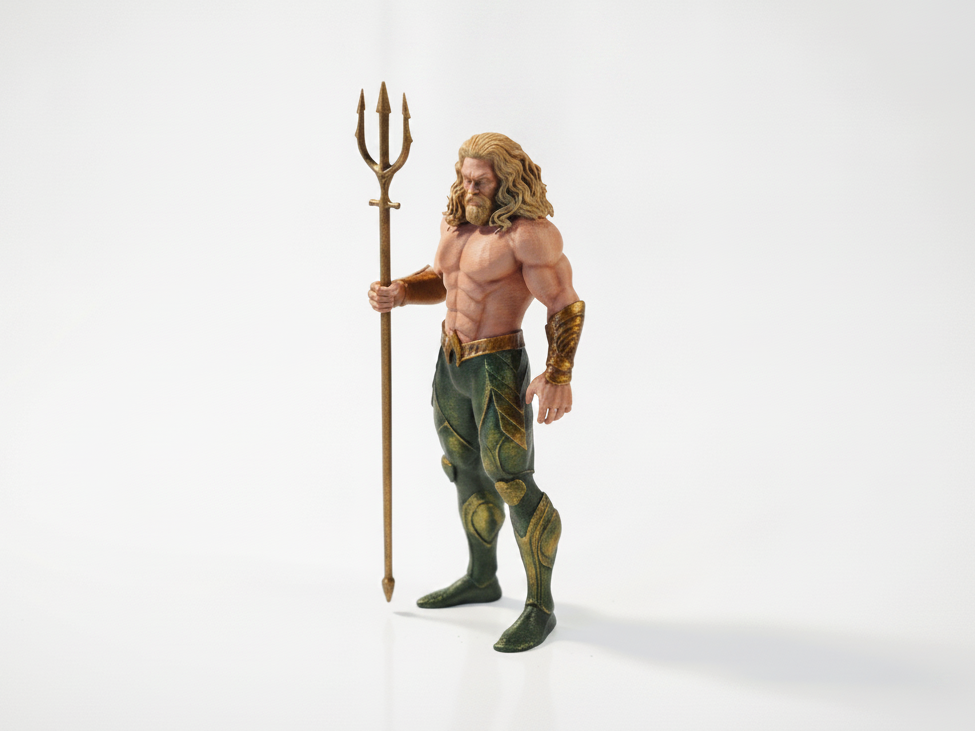 Aquaman Figurine DC Comics Hero 3D Printable