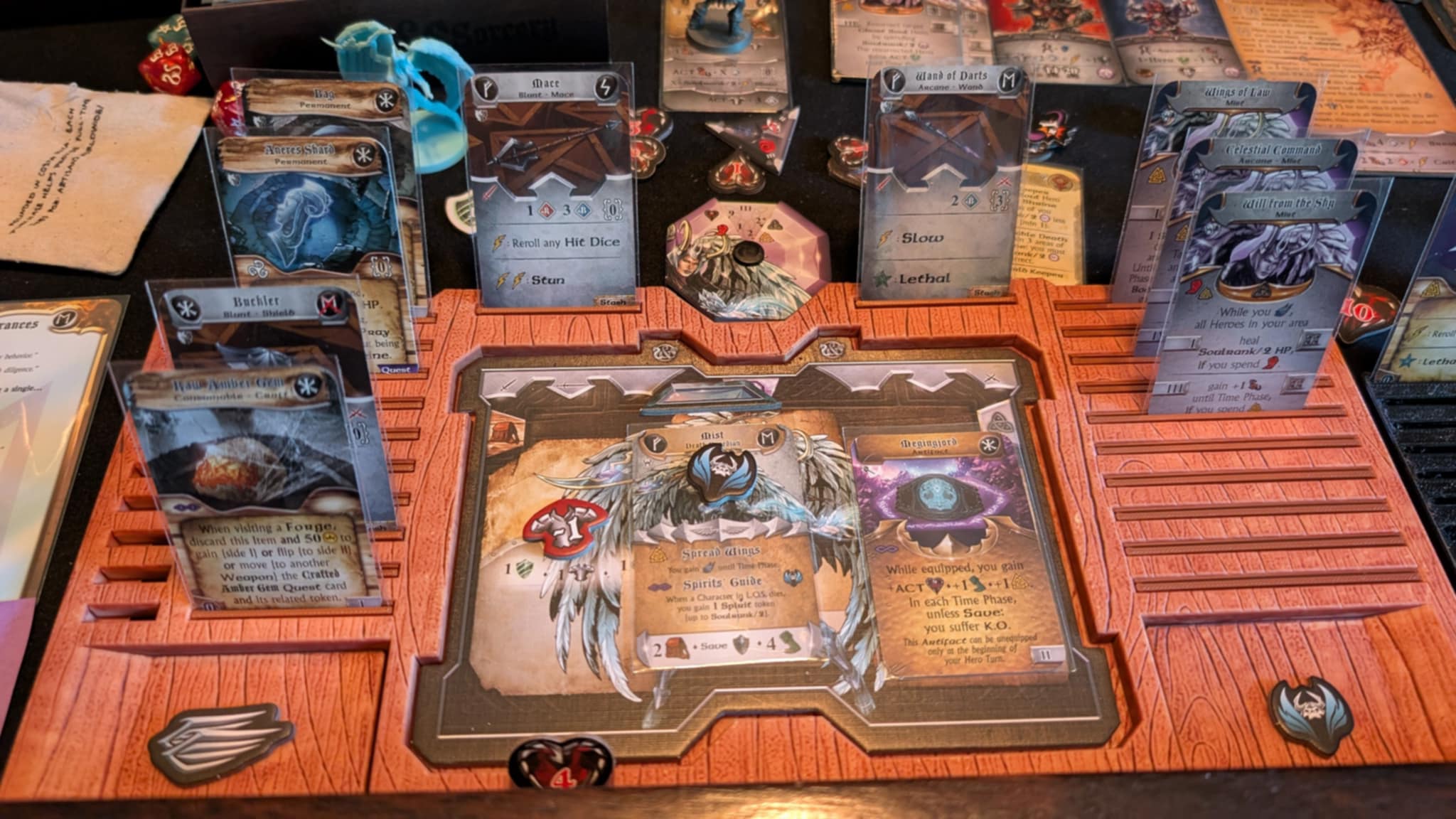 Sword & Sorcery Dashboard Fix for Sleeved Cards