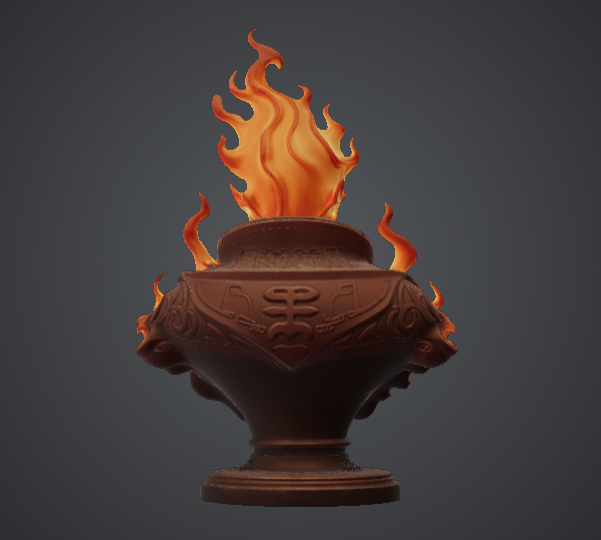 Flamebound Elemental Lord Bust — miniatura 3