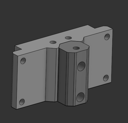 Delta Flyer - Two-Piece Bottom Frame Spacers & Bed Mounts