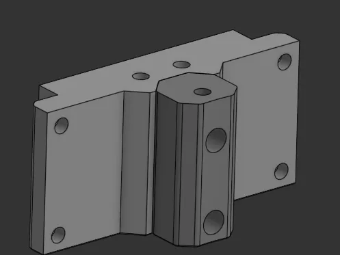 Delta Flyer - Two-Piece Bottom Frame Spacers & Bed Mounts