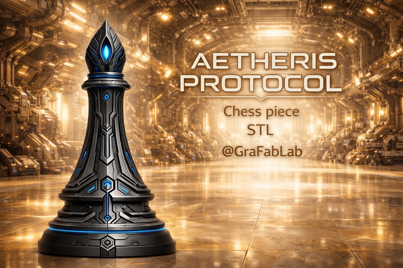 Aetheris Protocol "Bishop" - chess piece
