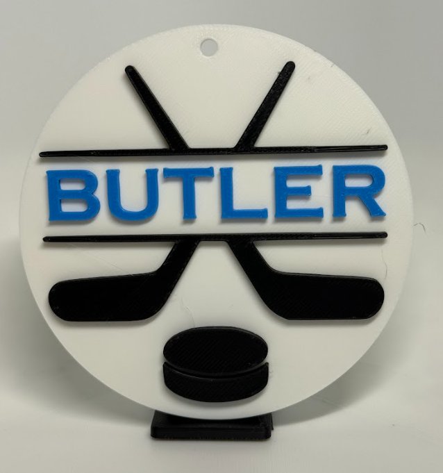 Hockey Bag Tag Keychain - Personalize