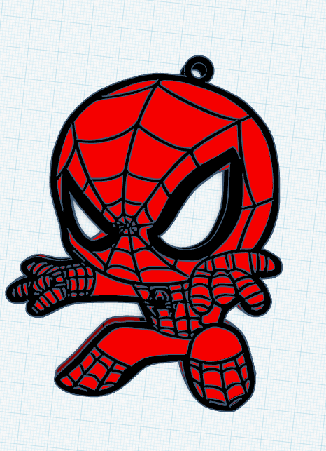 spiderman keychain