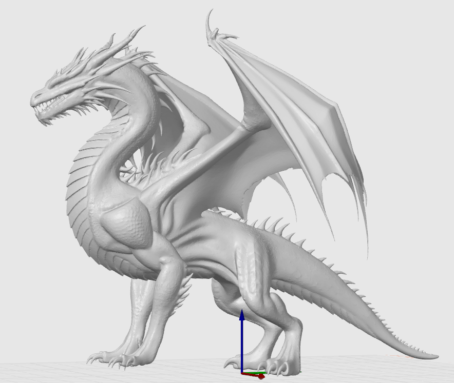 Icecrest Dragon 3D model