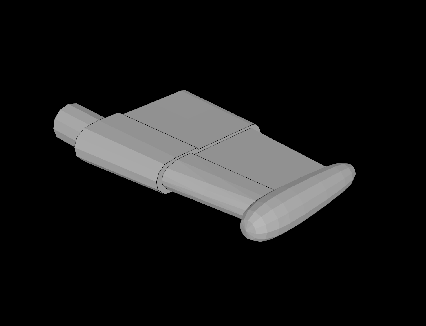 Lego Compatible (88065.dat) Minifig Wing Mechanical
