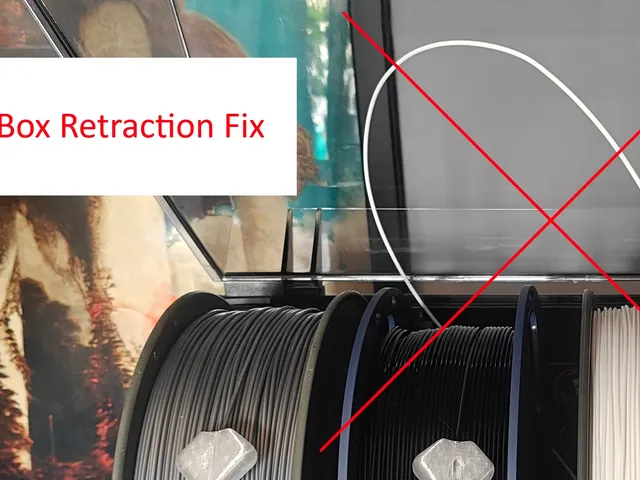 Qidi Box Filament Retraction Fix (Gear Pressure Spacer) Q2 Q2C Plus 4 Max 4