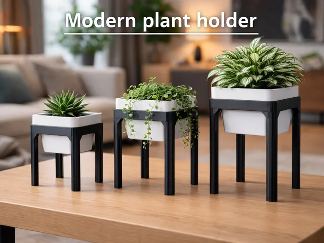 Modern plant holder