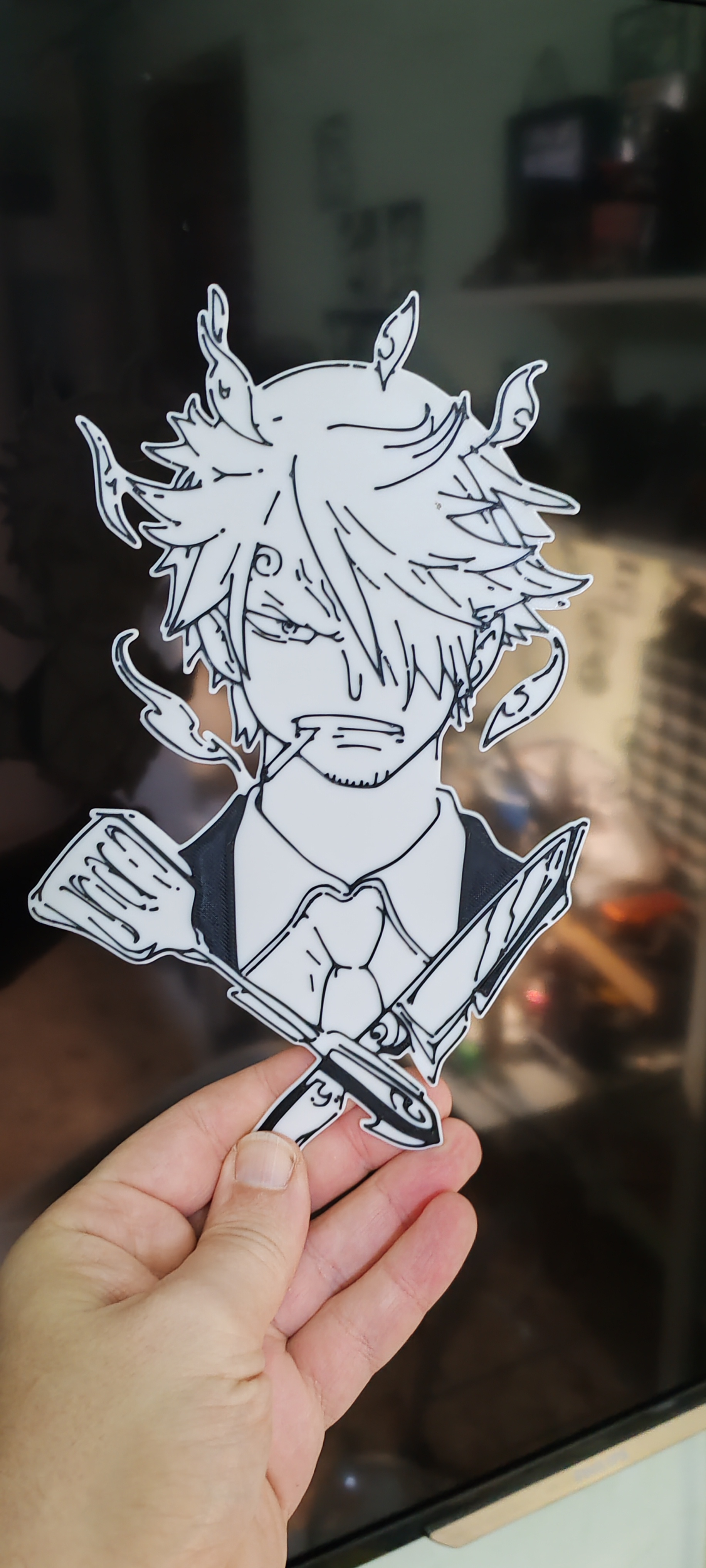 One Piece Vinsmoke Sanji 2d wall art