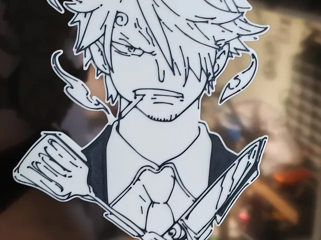 One Piece Vinsmoke Sanji 2d wall art