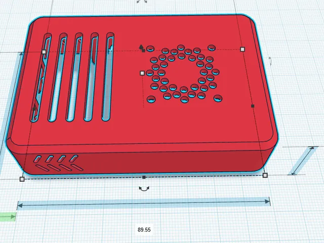 Raspberry Pi 3B/+ case with fan by gcbenlloch