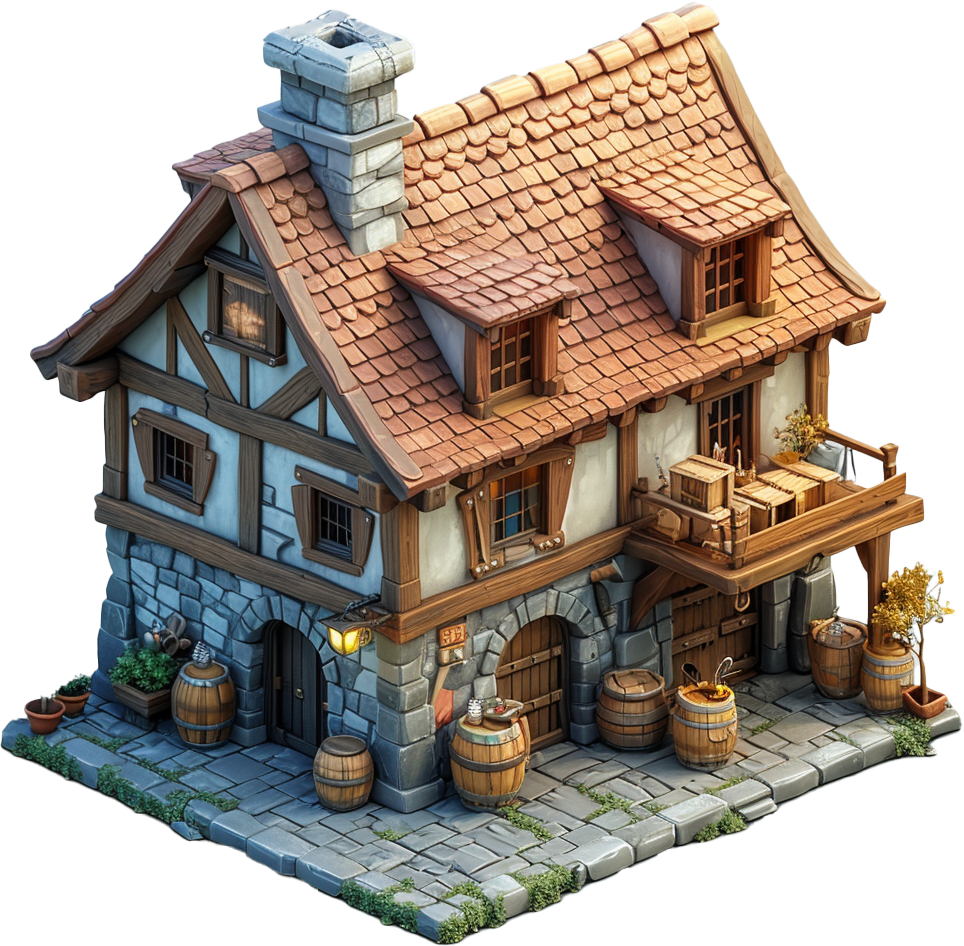 Medieval House From Chronicles of Fallathan