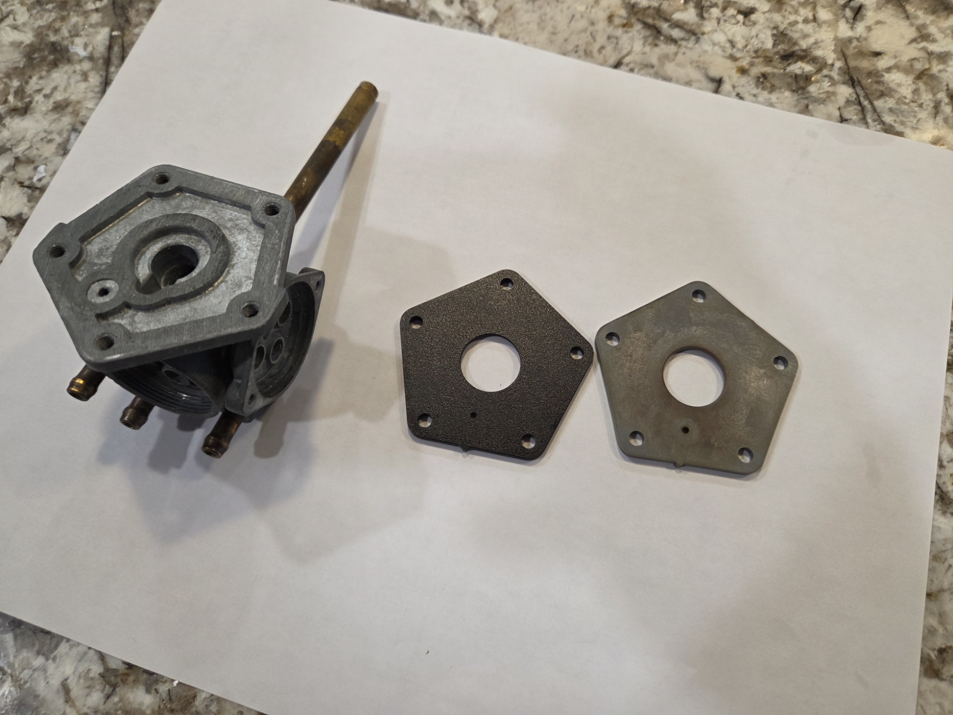 Kawasaki H1 H2 Petcock Diaphragm Plate Spacer 500 750 Suzuki T500 T305 51069-001