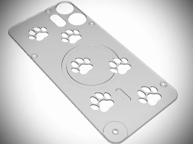 CMF Phone 2 Pro Cover with Paw Prints