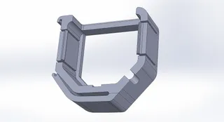 DIN Rail Mount Case for Shelly 2PM (35mm)