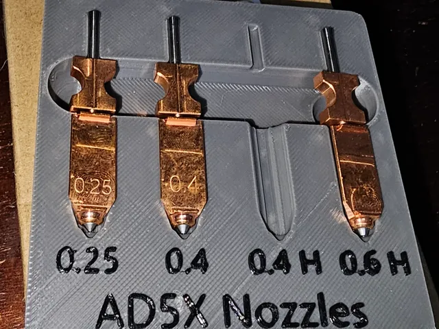 Grdifinity AD5X Nozzle Holder for the New Style Nozzles
