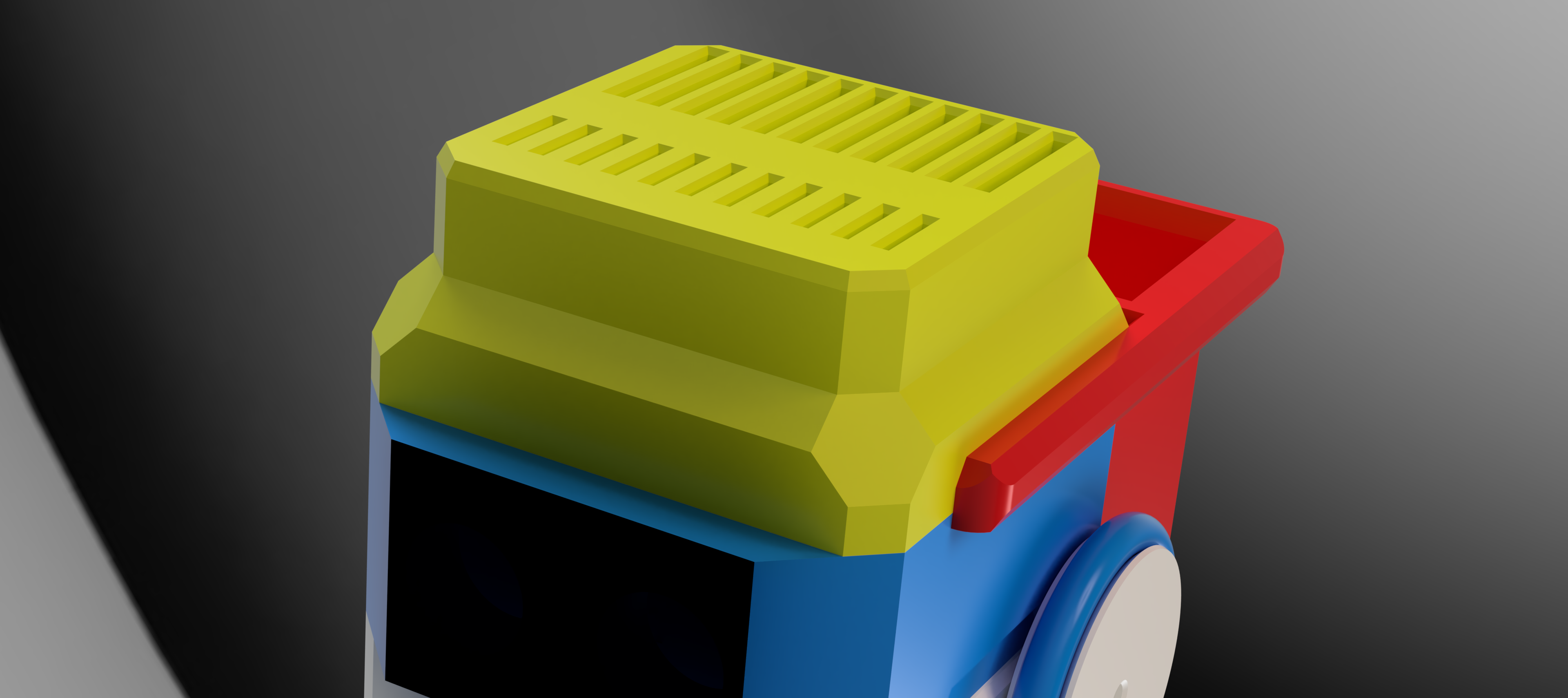 HP Robots Otto - Tophat SD Card Organizer (Memory Bank)