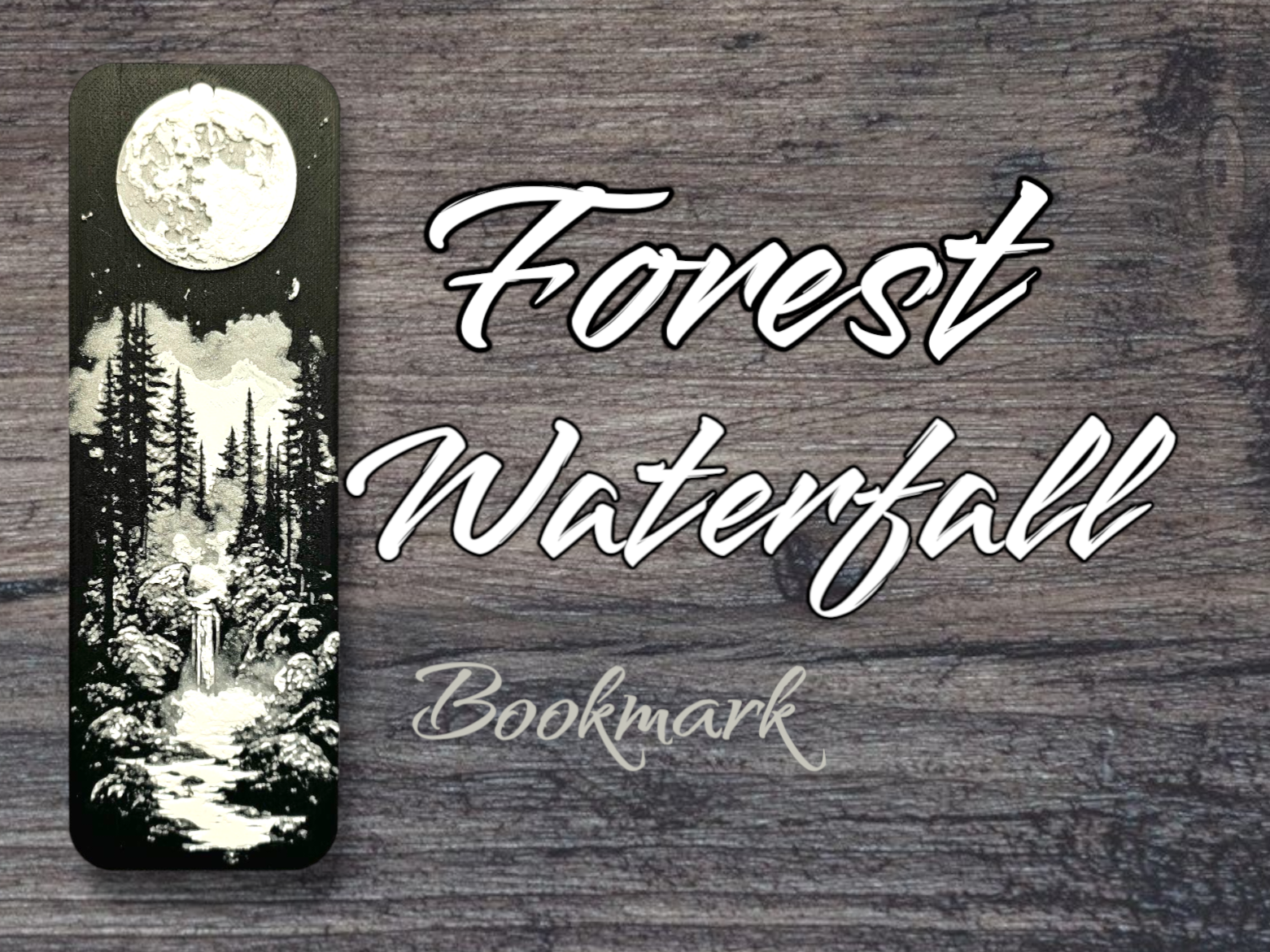 Forest Waterfall - Bookmark