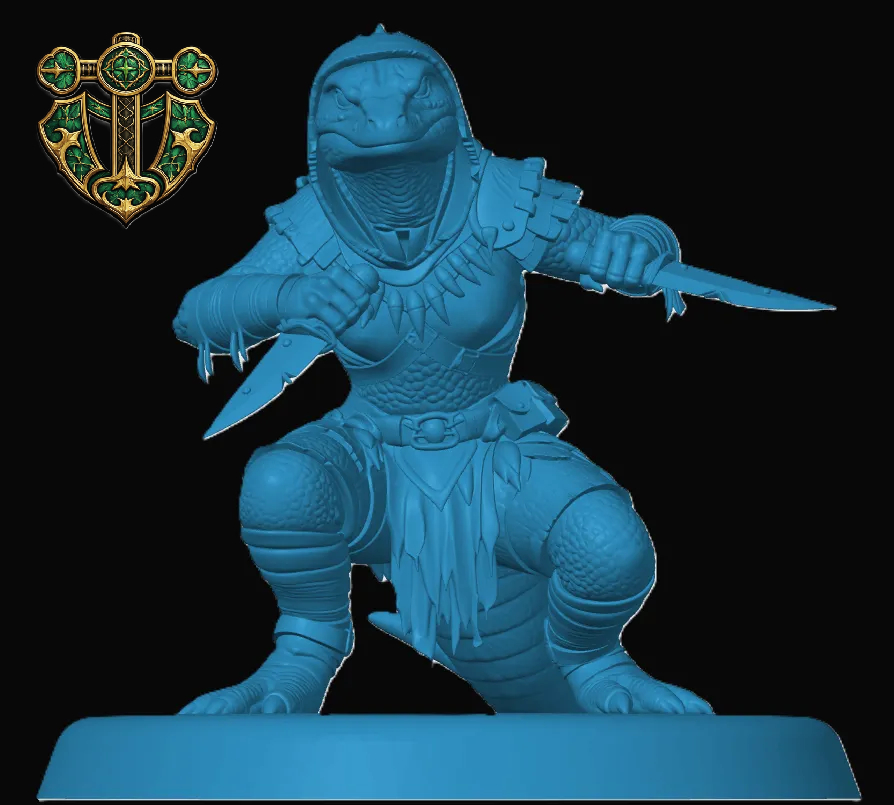 Lizardfolk Rogue — miniatura 3