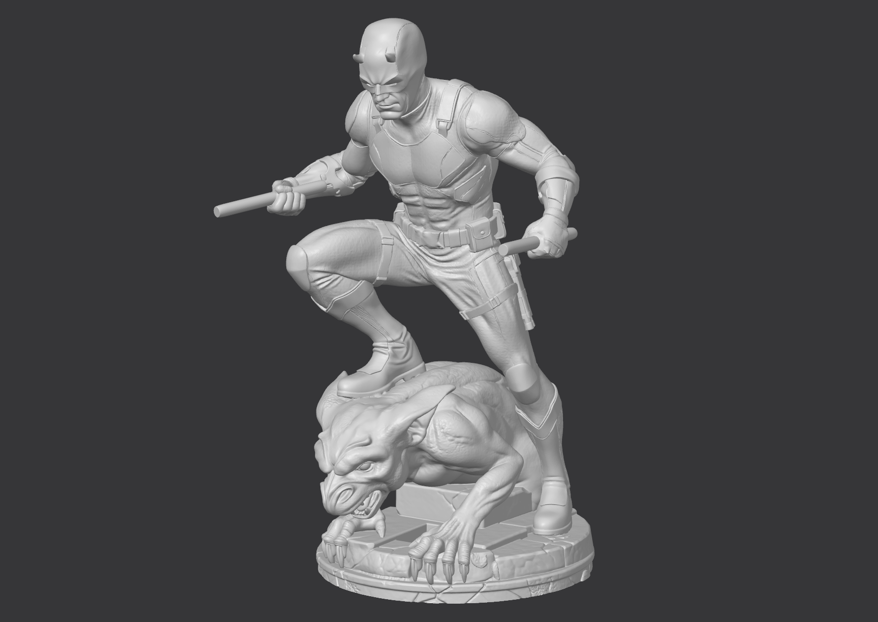 Miniatura 2 do modelo 3D Daredevil