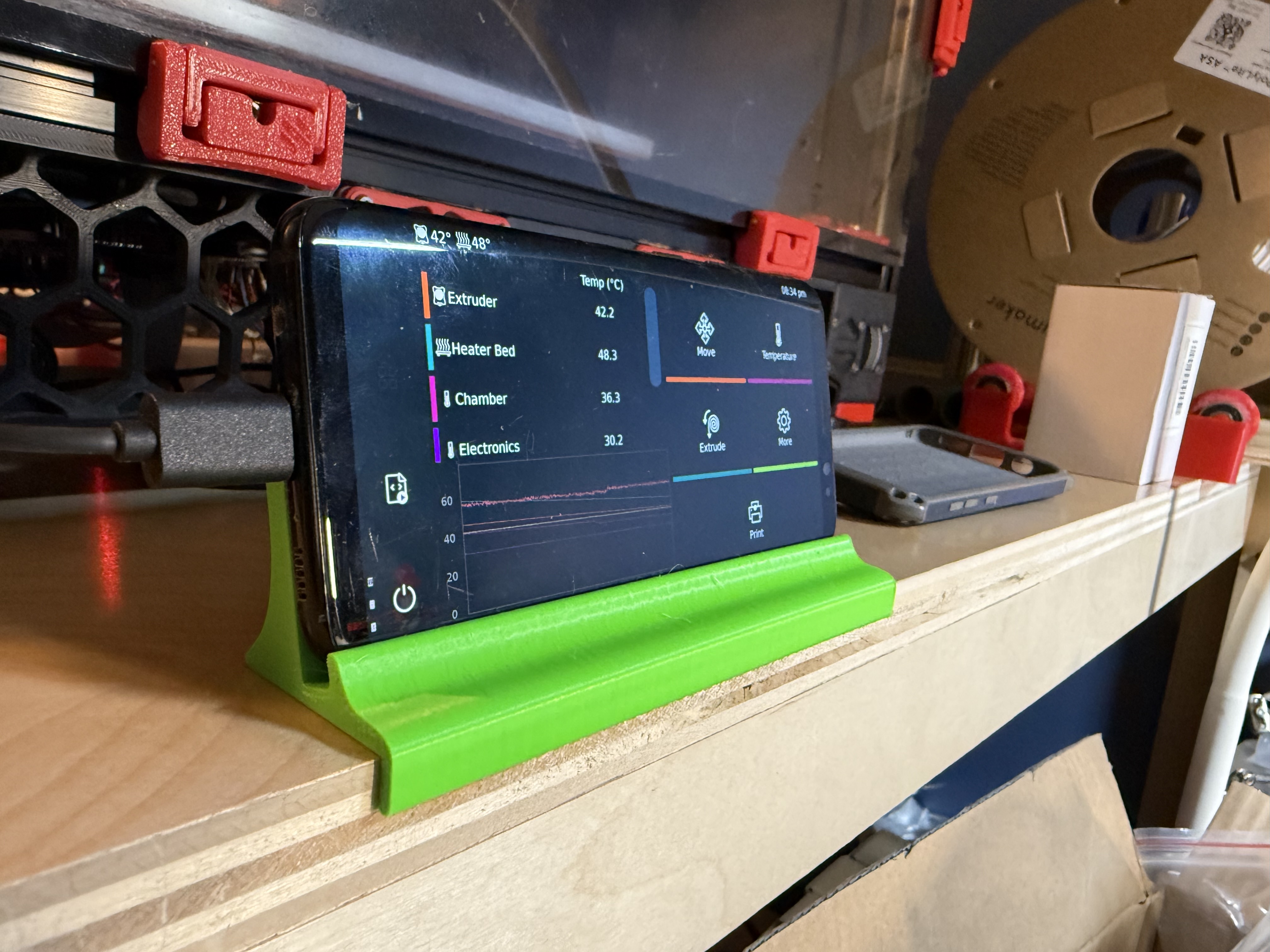 Sideways or Upright Phone Holder