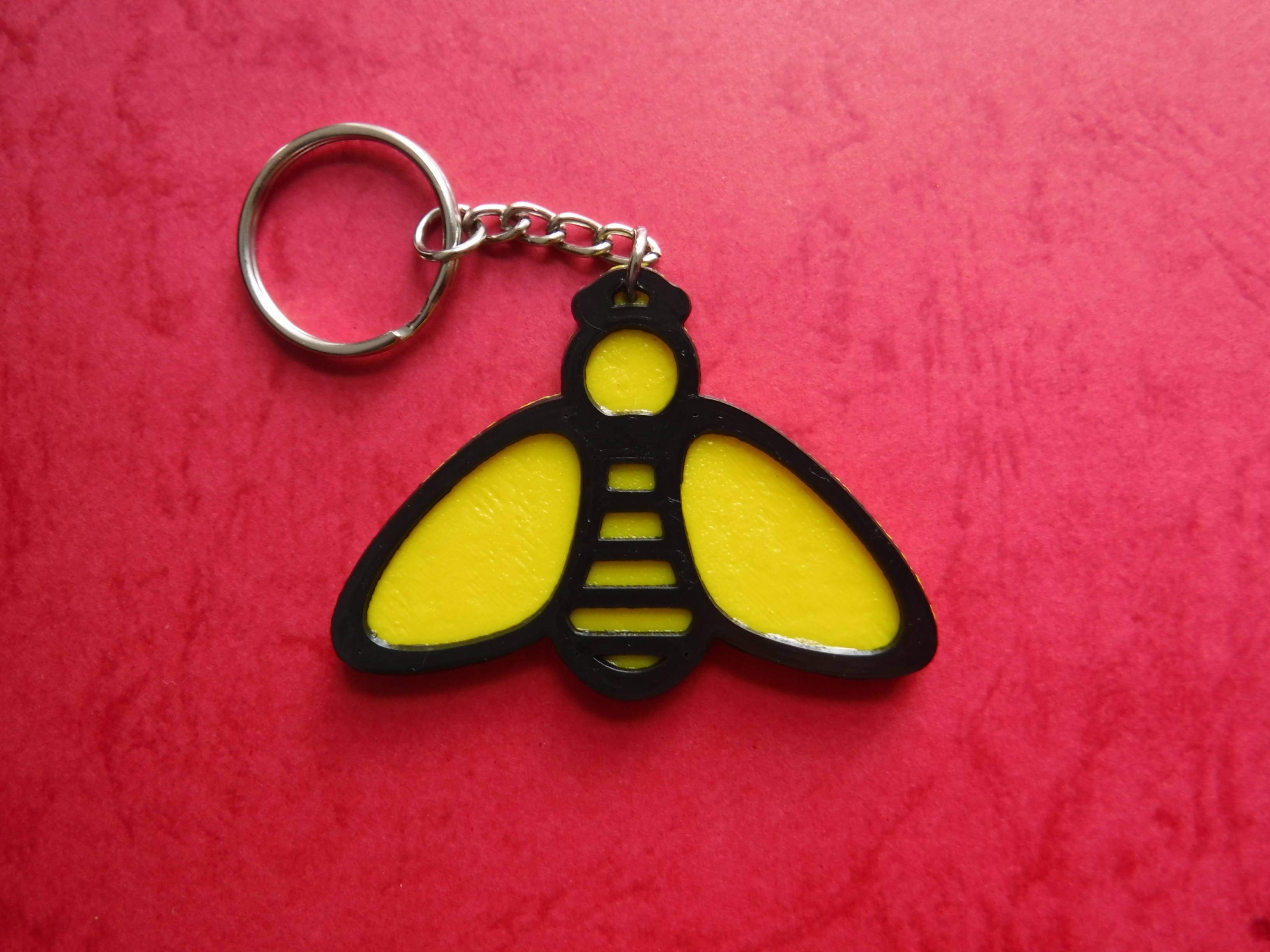Bee Keyring charm