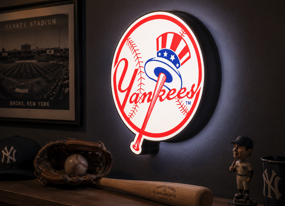 New York Yankees LED Lightbox | Multicolor 3D Printable 3MF