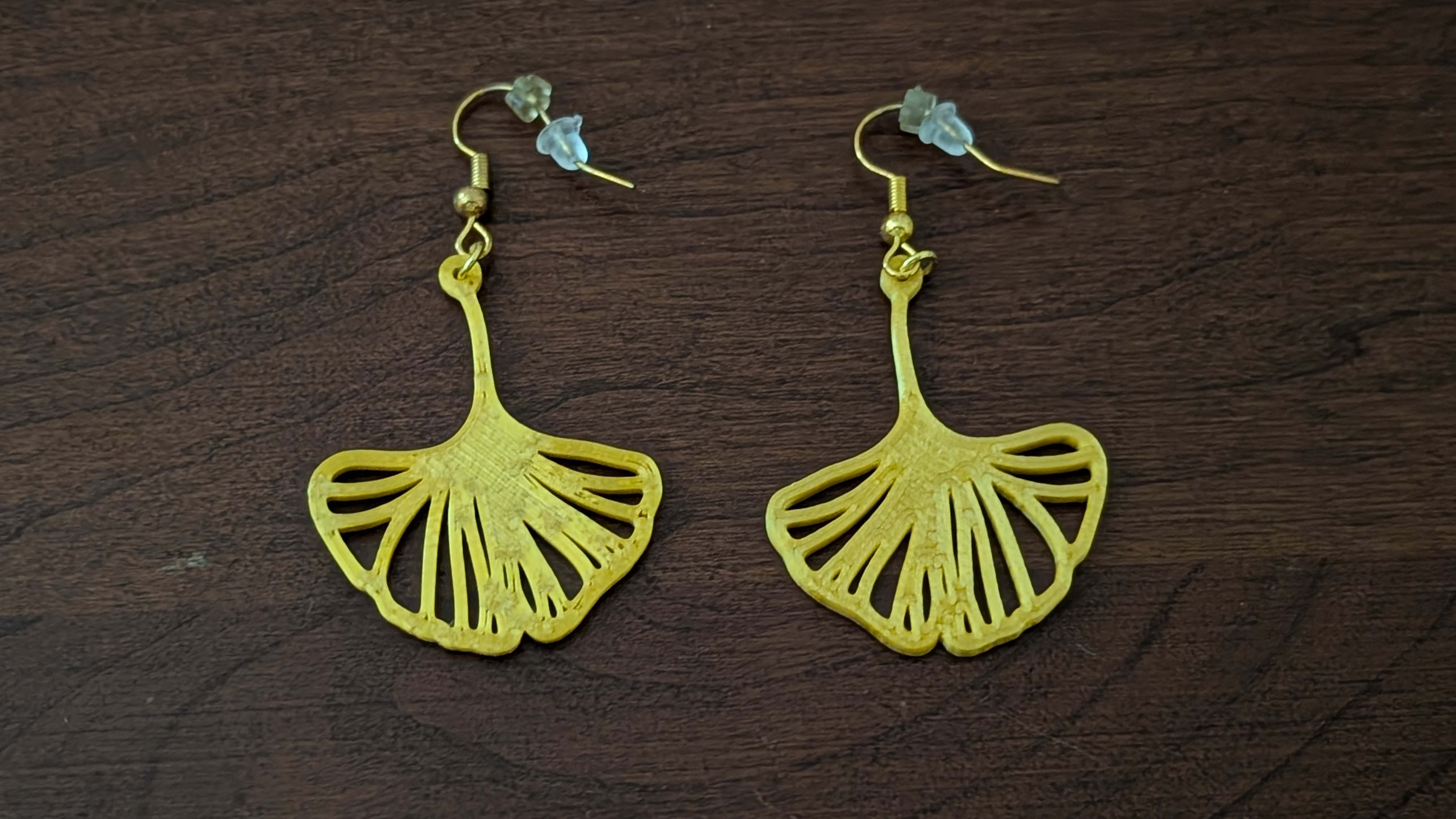 Another Ginkgo Earring