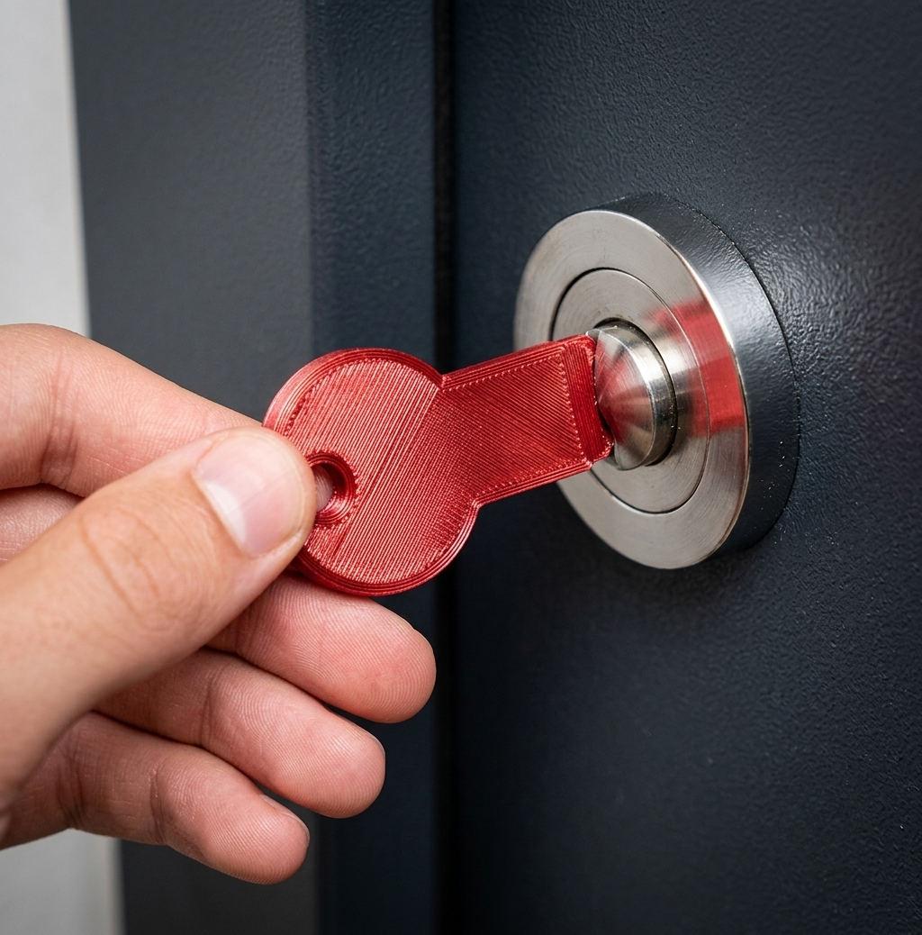 Emergency Door Key Turner / Lock Picker for Blocked Inside Keys