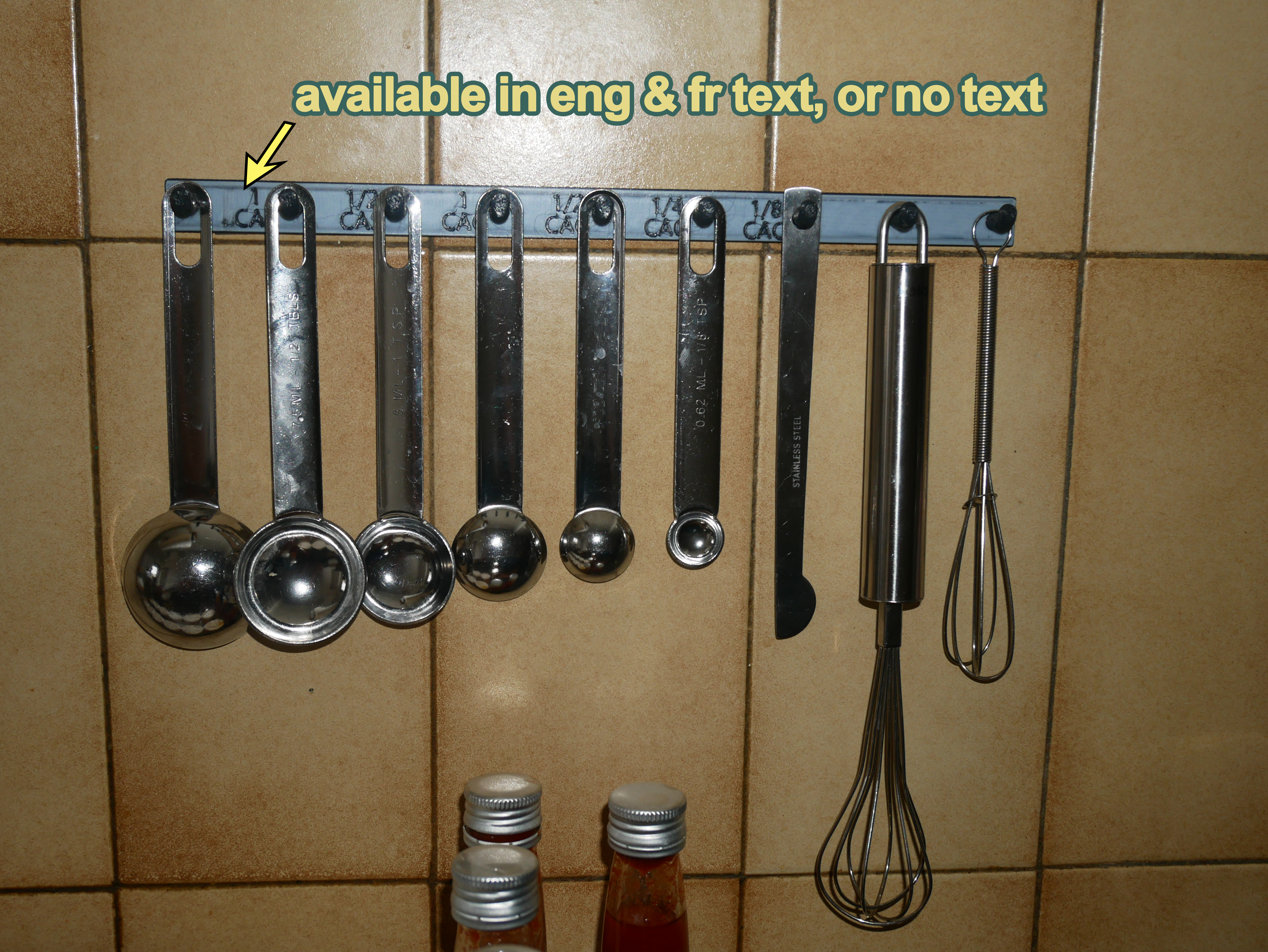 Measurement spoons holder