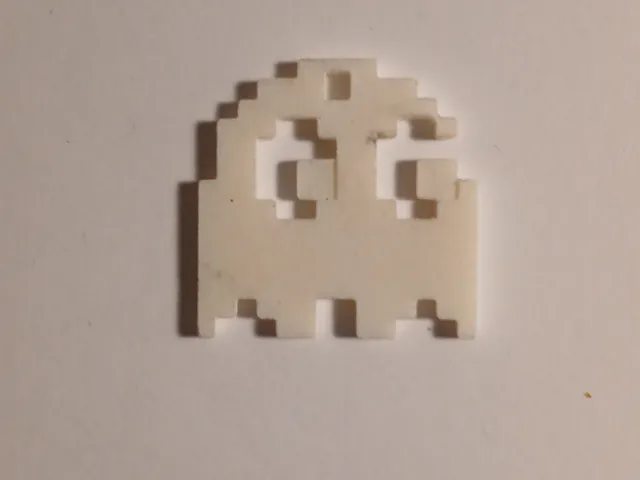 Pac-Man Ghost Pendant – 3D Printable Jewelry STL