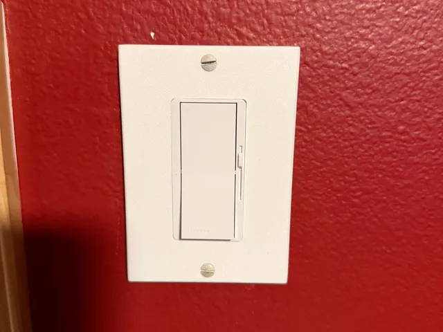Lutron dimmer switch plate