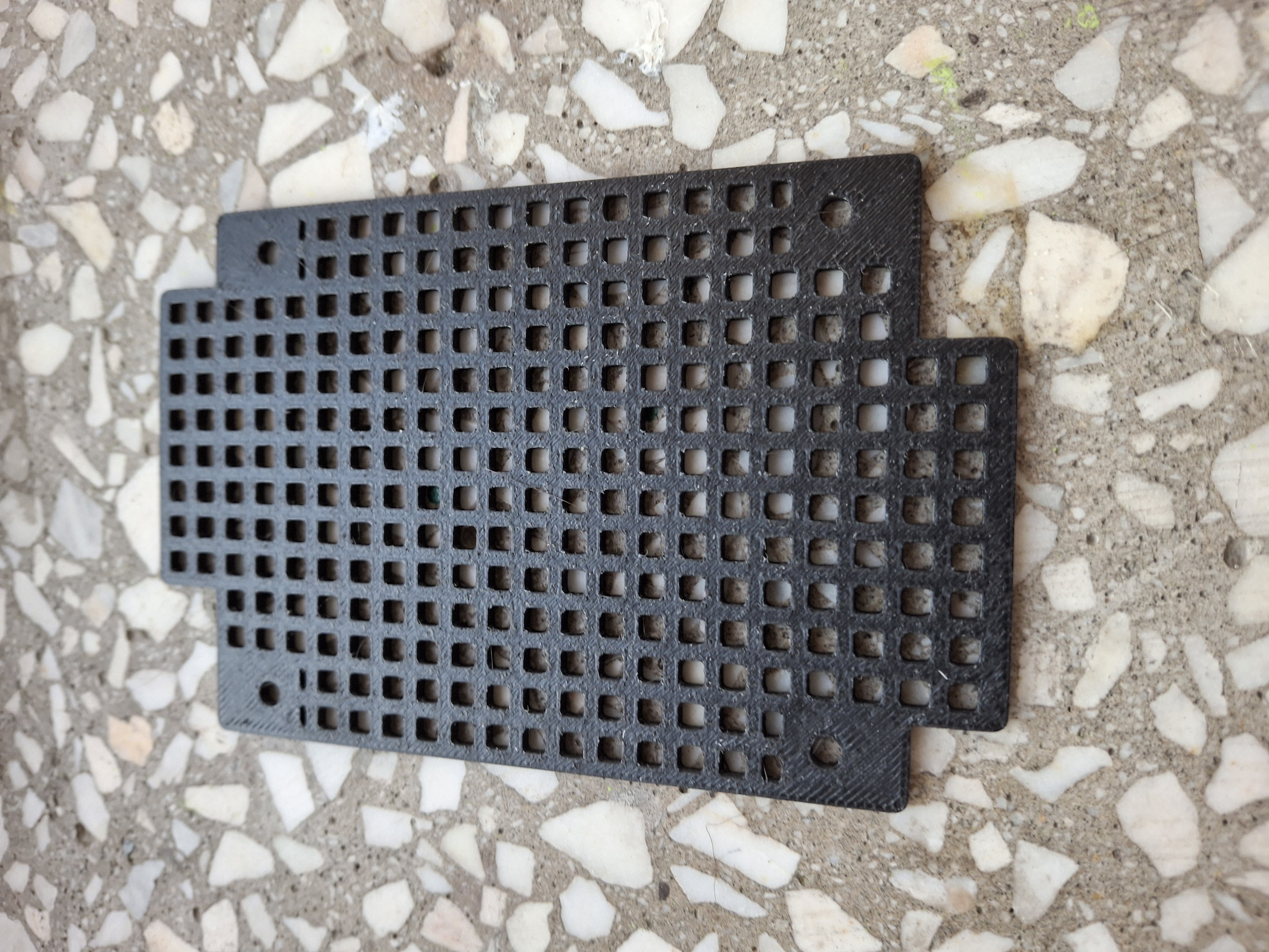 Grid for components in hermetic housing ZP120.80.60SUJ-IP67 TM ABS