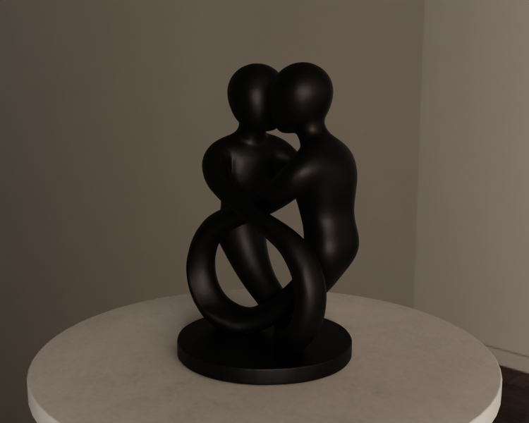 Miniatura 3 do modelo 3D Lovers Intertwined