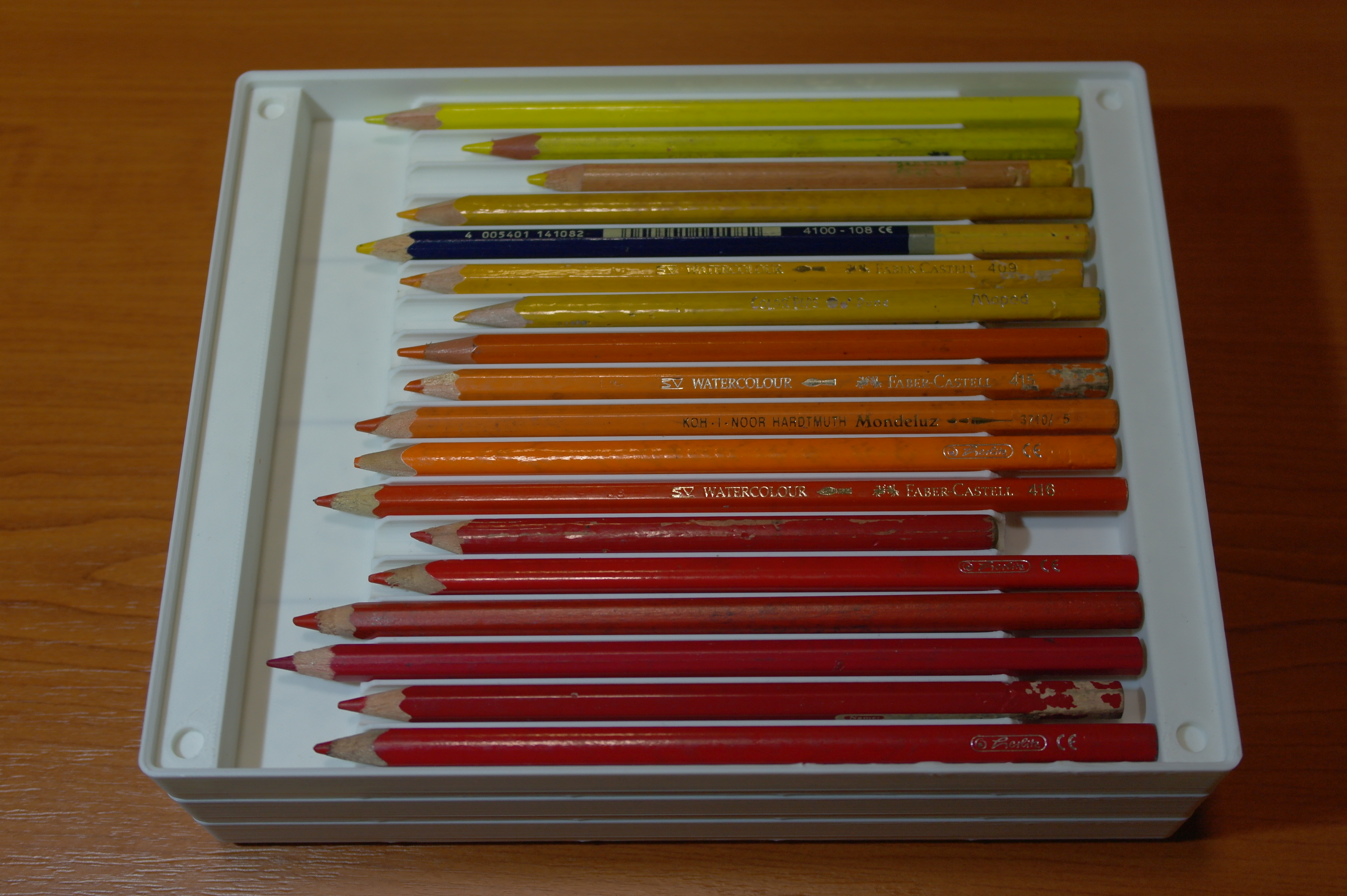 Gridfinity Pencil Crayon Tray 5x4x2