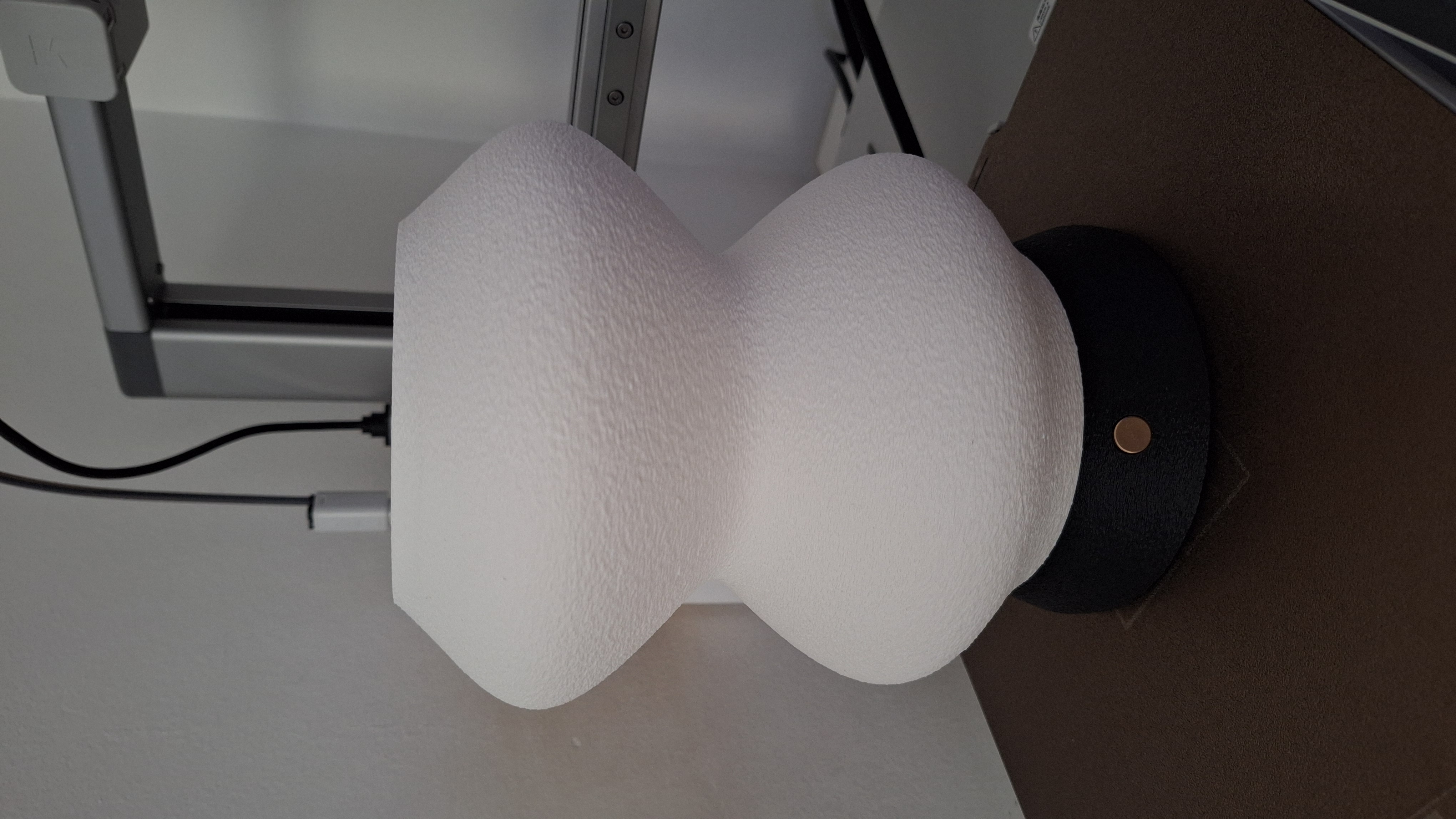 Retro Hourglass 3D Printed Lamp