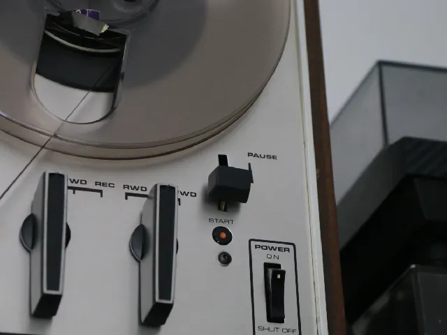 akai reel to reel pause knob
